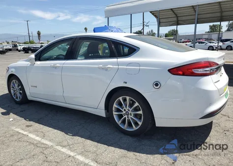 2017 Ford Fusion Se Hybrid z USA, uszkodzony, nr VIN 3FA6P0LU0HR409752